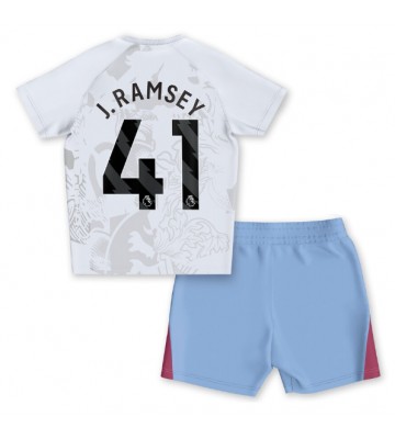 Aston Villa Jacob Ramsey #41 Borta Kläder Barn 2023-24 Kortärmad (+ Korta byxor)